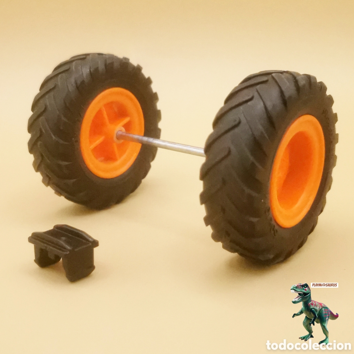 Playmobil: Playmobil 9532 tractor maquina cosechadora 30677333 eje delantero de ruedas grandes con sujecion
