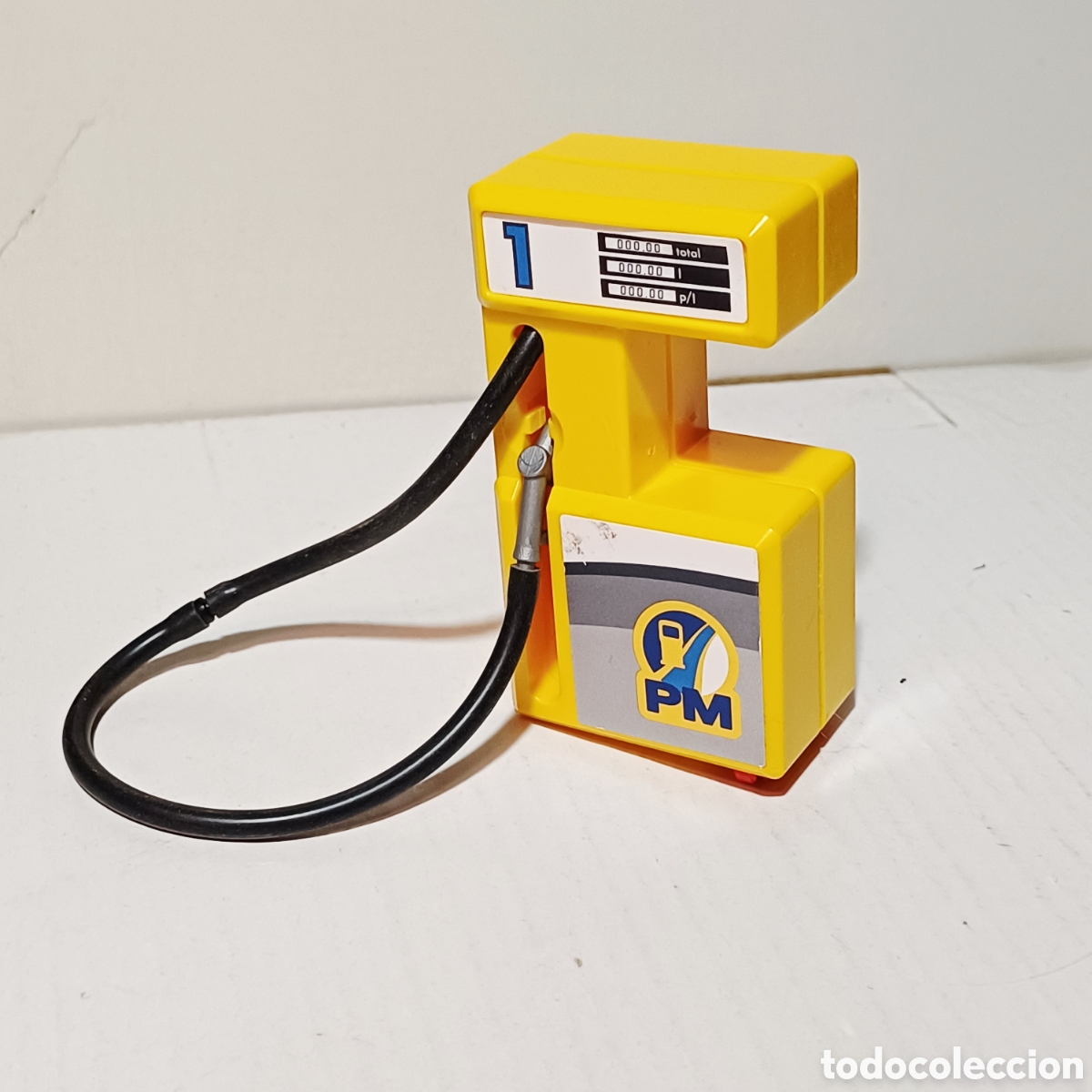 Playmobil: Pieza playmobil surtidor gasolinera estaci&oacute;n de servicio PM anarillo