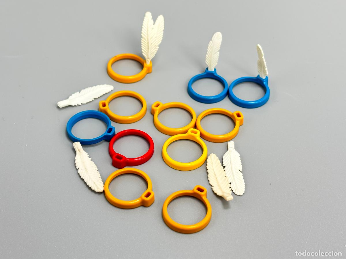 Playmobil: Playmobil lote cinta cabeza con pluma ni&ntilde;o y adulto indio