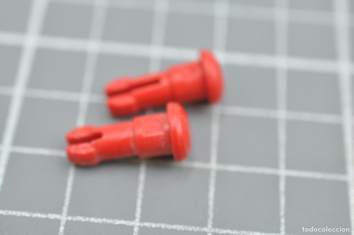 Playmobil: wsk079 Playmobil, 2 clips rojos rotor helic&oacute;ptero 3130,3845,4428