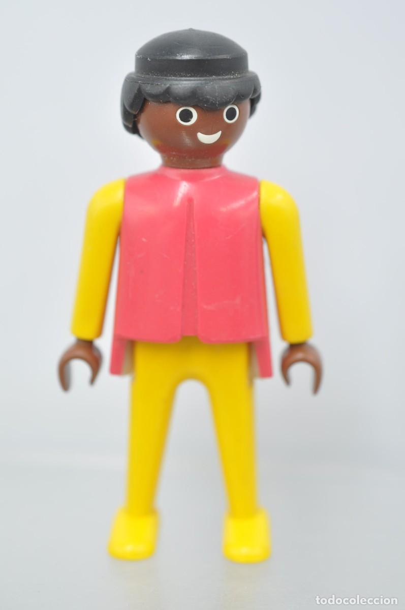 Playmobil: wsk079 Playmobil, figura hombre, torso rosa