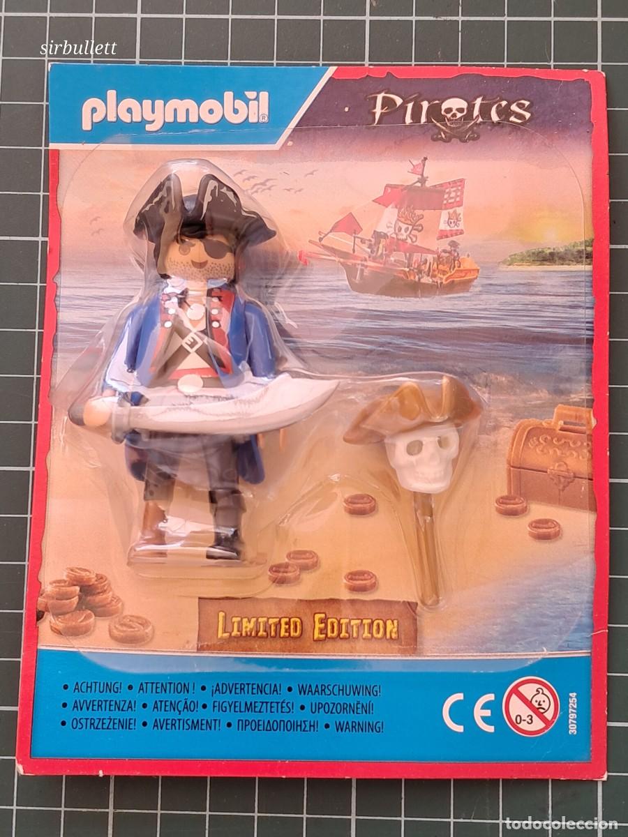 Playmobil: Figura pirata. Revista n&uacute;mero 74. Playmobil. Blister