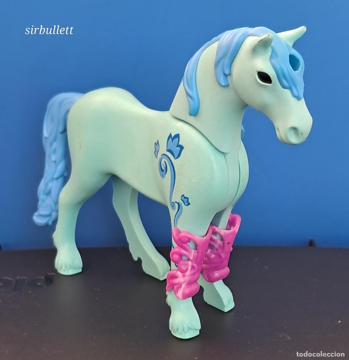Playmobil: Caballo unicornio. Playmobil 70656. Sin cuerno