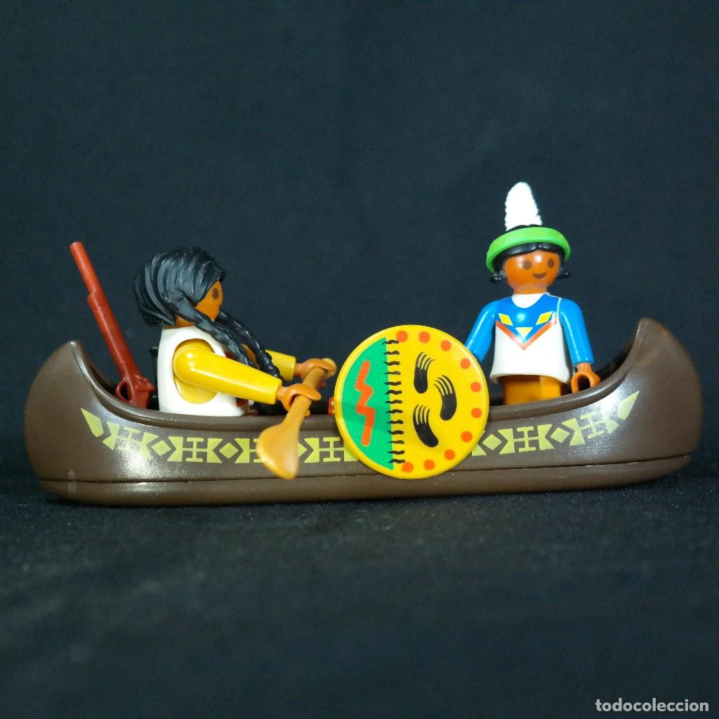 Playmobil: Playmobil bote indio con indios ☼