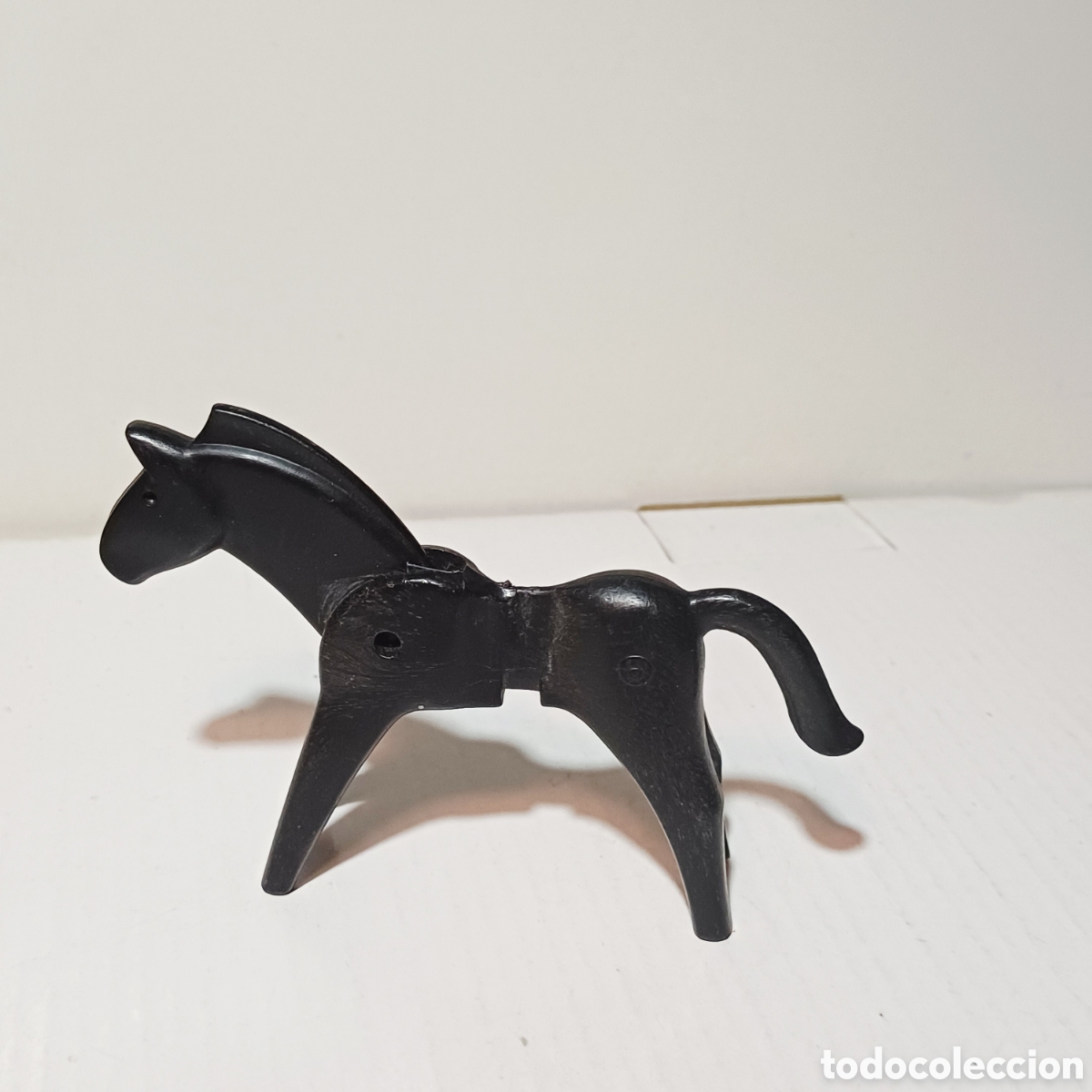 Playmobil: Pieza playmobil caballo negro oeste western primera epoca