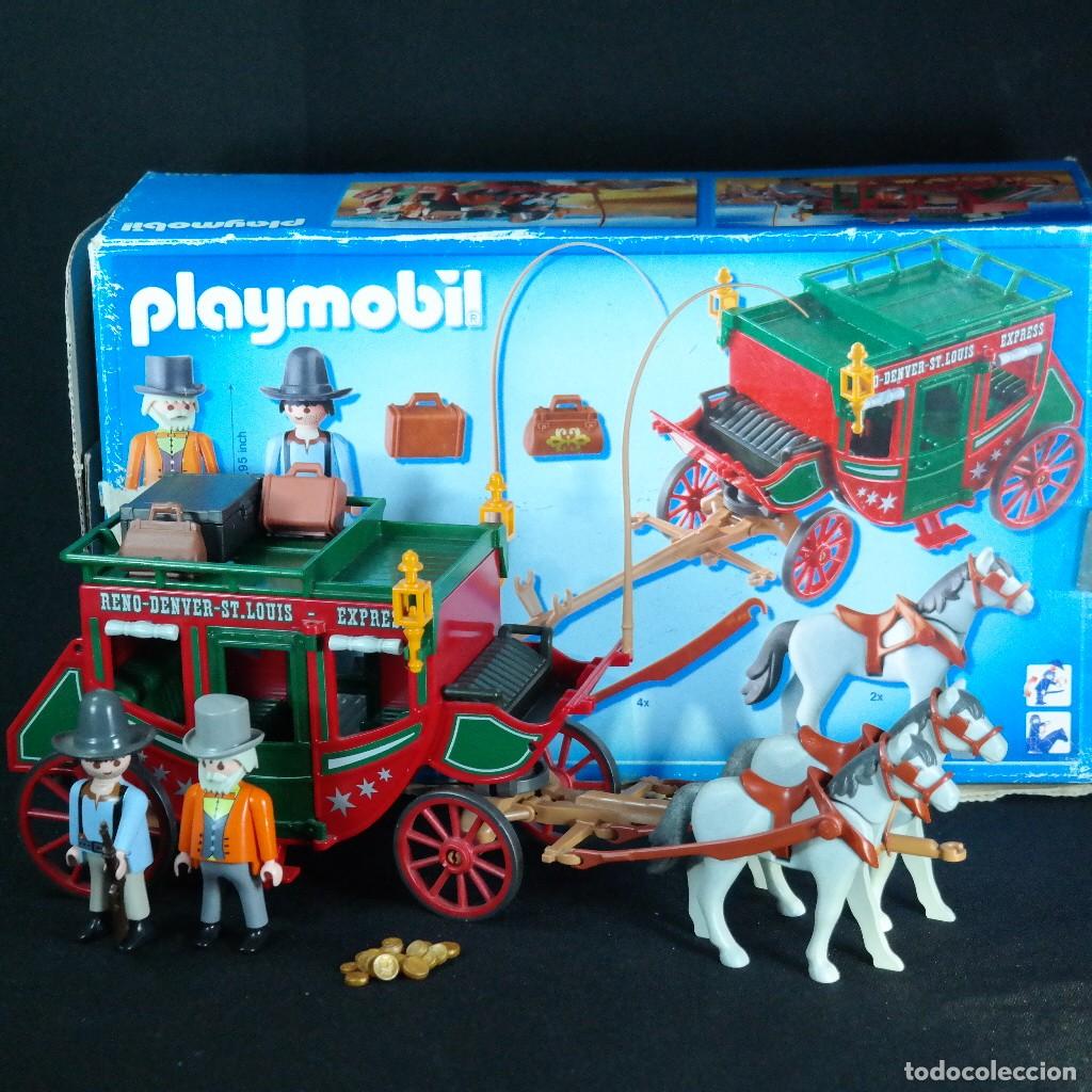 Playmobil: Playmobil Diligencia de oeste bordo ref.4399 con caja ☼