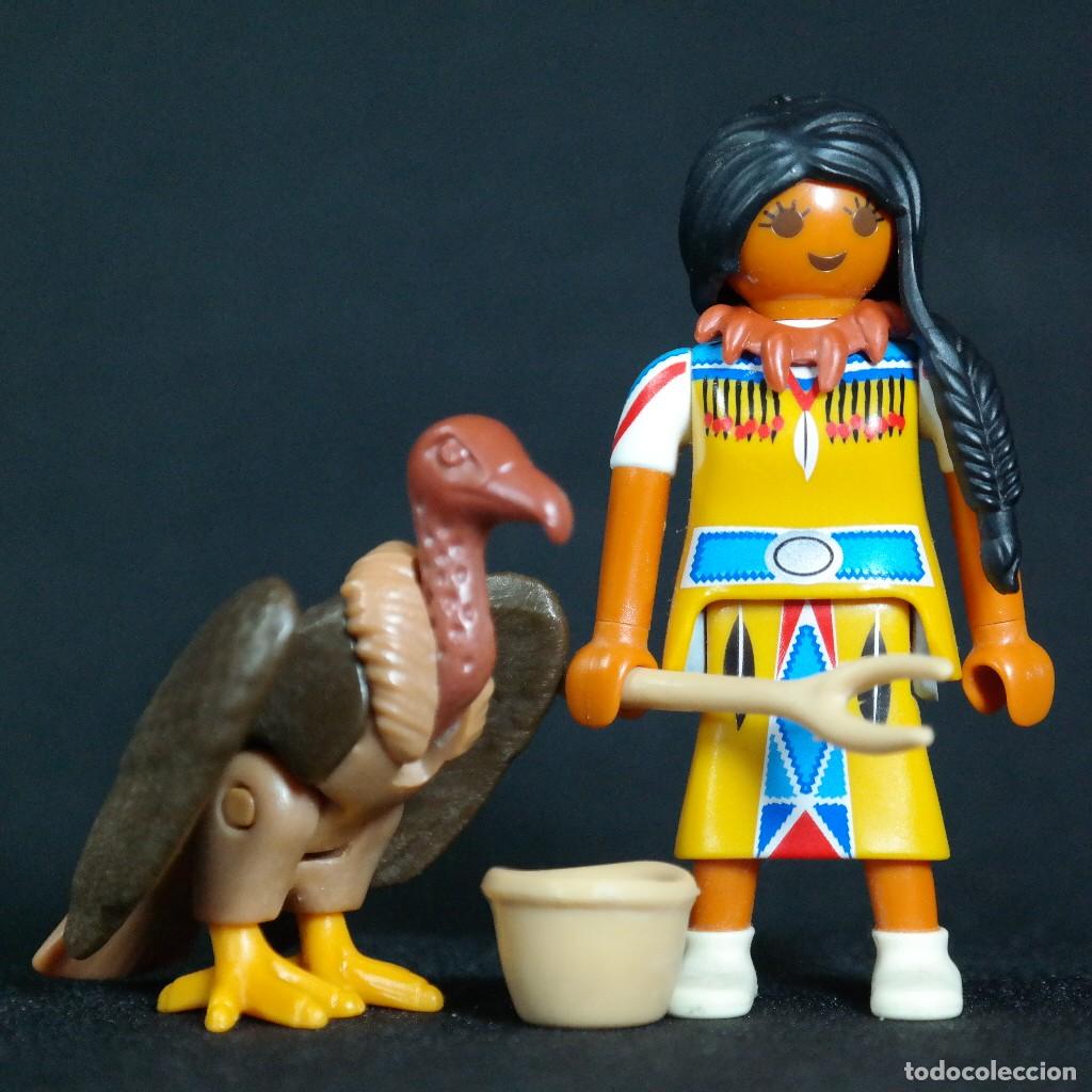 Playmobil: Playmobil mujer india con buitre ☼