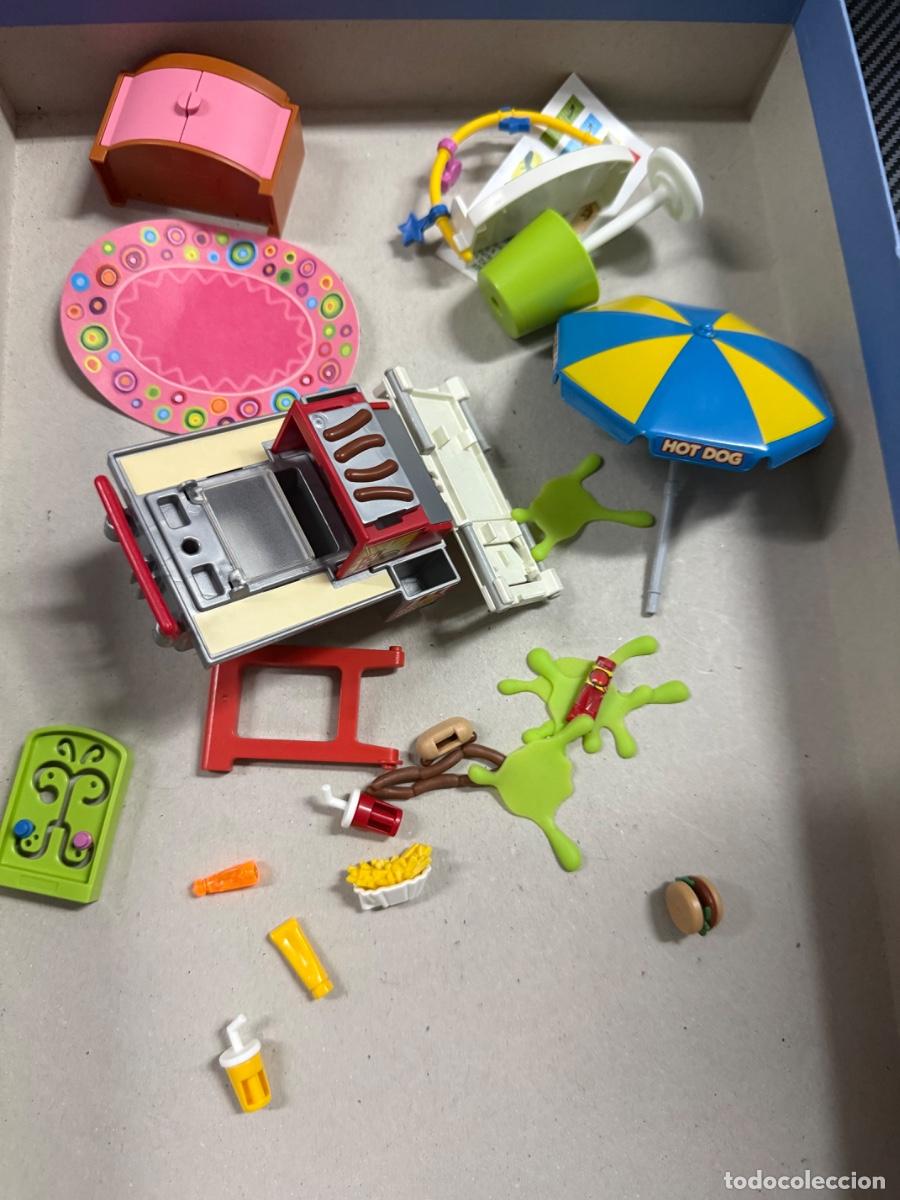 Playmobil: PLAYMOBIL &ndash; Lote de accesorios y mobiliario urbano / comida r&aacute;pida Lote 15