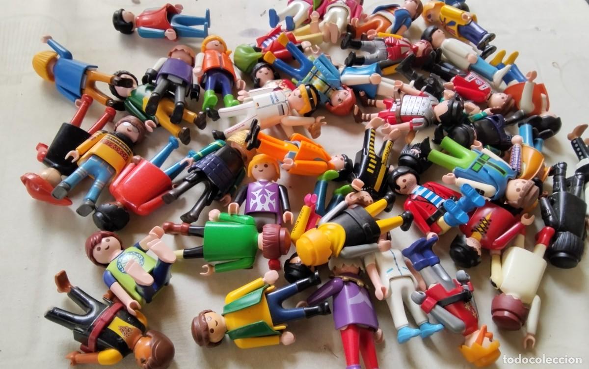 Playmobil: LOTE DE 46 FIGURAS DE PALYMOBIL VARIADAS , VER COMPOSICION