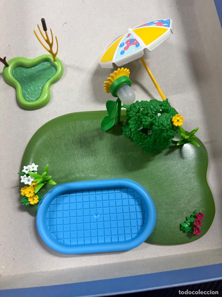 Playmobil: ️ PLAYMOBIL &ndash; Jard&iacute;n, Piscina y Zona de Relax ️- LOTE 17