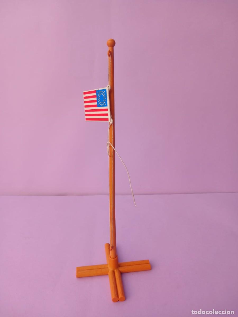 Playmobil: Playmobil repuesto bandera y mastil