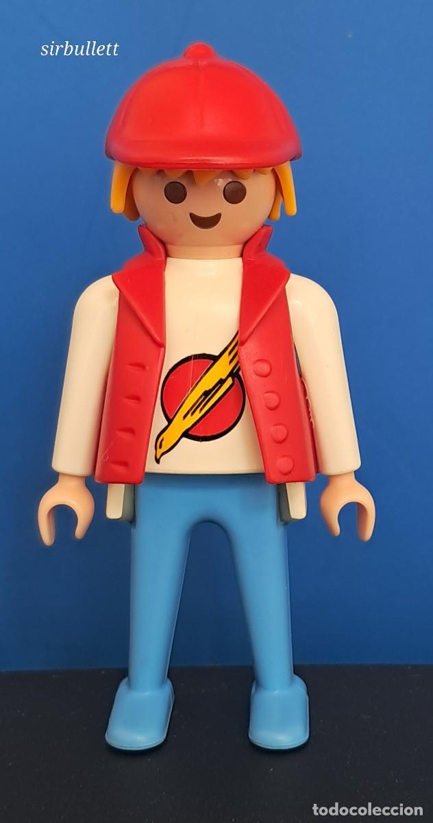 Playmobil: Figura hombre conductor. Playmobil 3090 3739 vuelta cicilsta