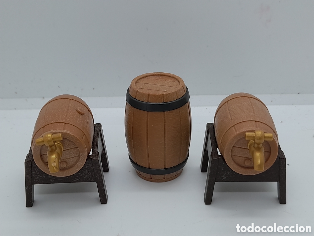 Playmobil: PLAYMOBIL. LOTE DE BARRILES - Foto 1