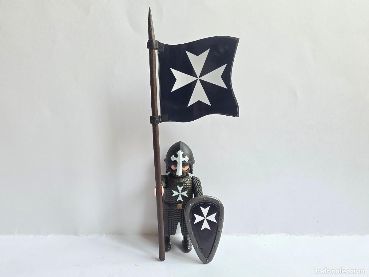 Playmobil: Playmobil Caballero templario custom teutonico ruzado 3666 3667 medieval cruzadas castillo malta