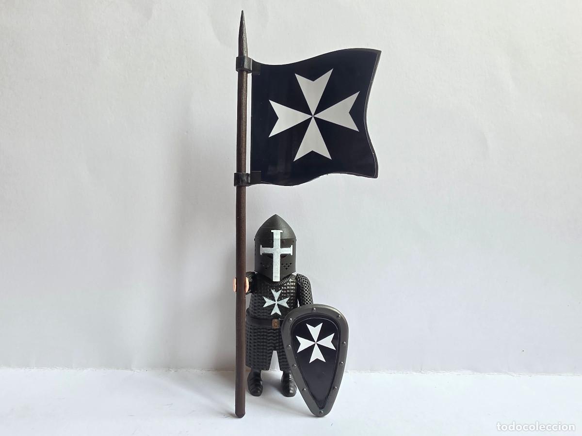 Playmobil: Playmobil Caballero templario custom teutonico ruzado 3666 3667 medieval cruzadas castillo malta