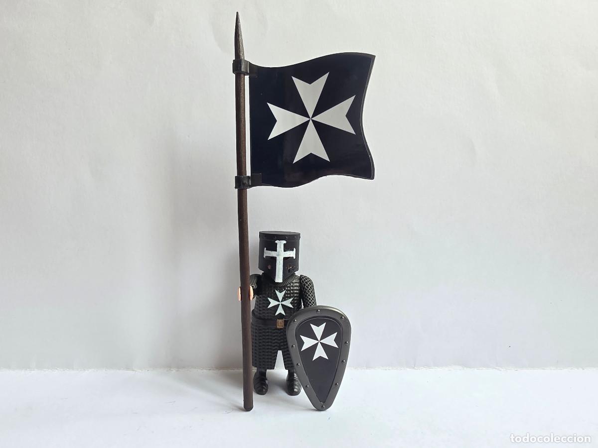 Playmobil: Playmobil Caballero templario custom teutonico ruzado 3666 3667 medieval cruzadas castillo malta