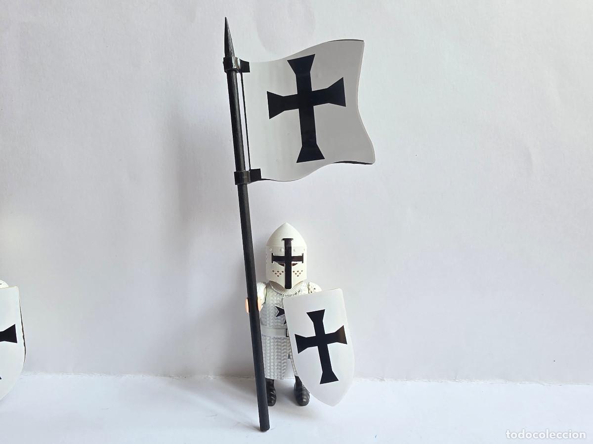 Playmobil: Playmobil Caballero templario custom teutonico cruzado 3666 3667 medieval cruzadas castillo malta
