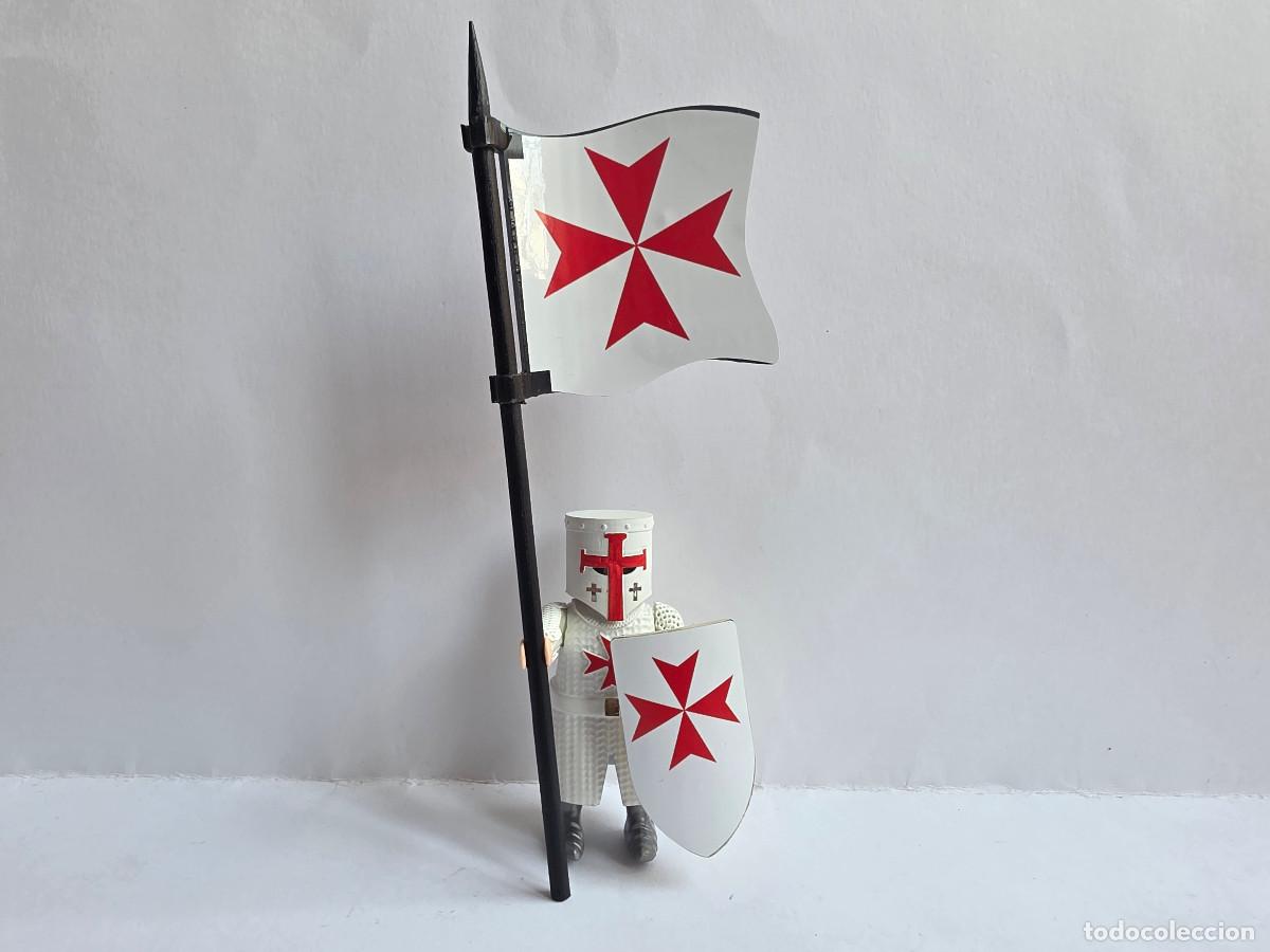 Playmobil: Playmobil Caballero templario custom teutonico cruzado 3666 3667 medieval cruzadas castillo malta