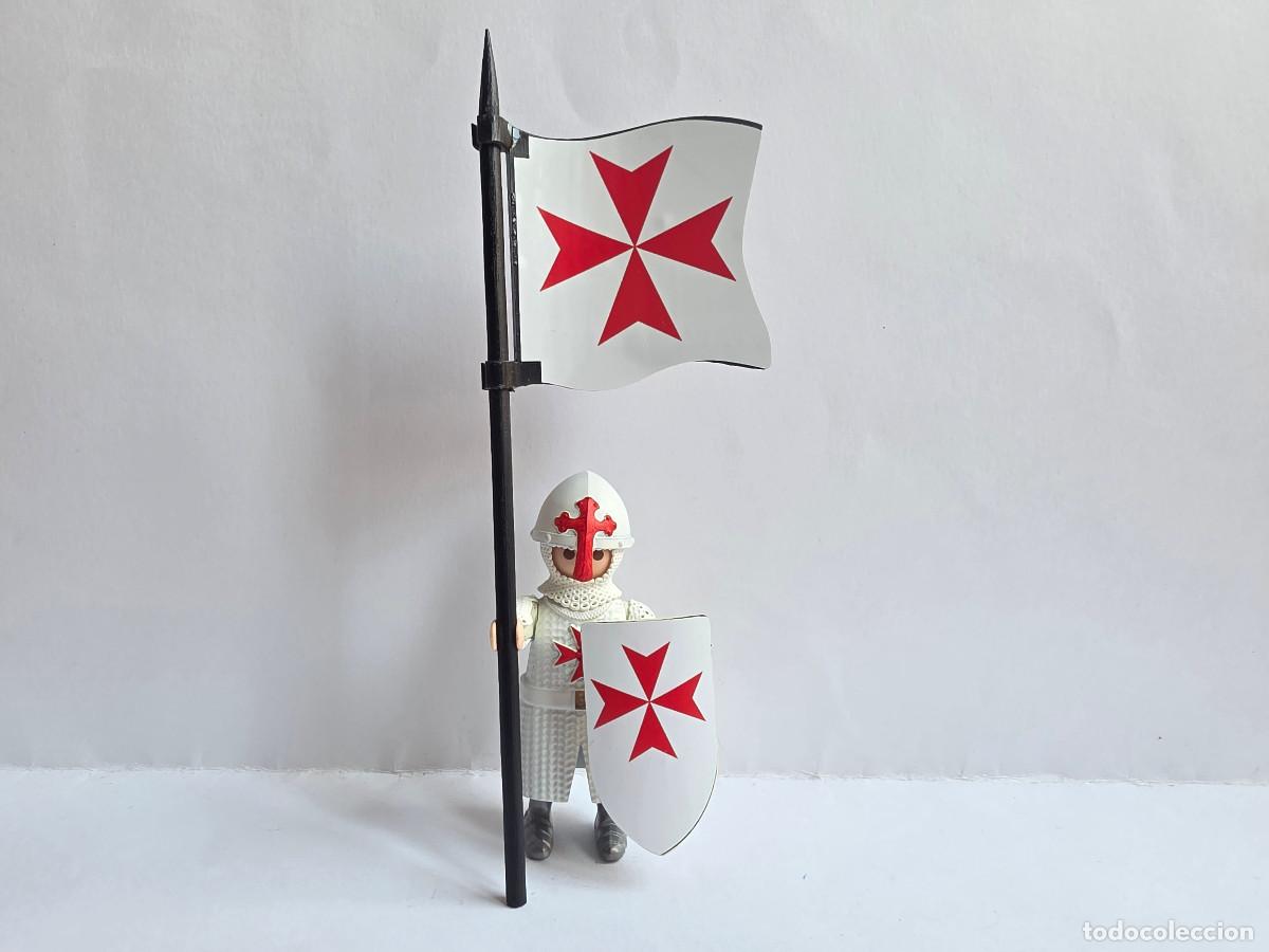 Playmobil: Playmobil Caballero templario custom teutonico cruzado 3666 3667 medieval cruzadas castillo malta