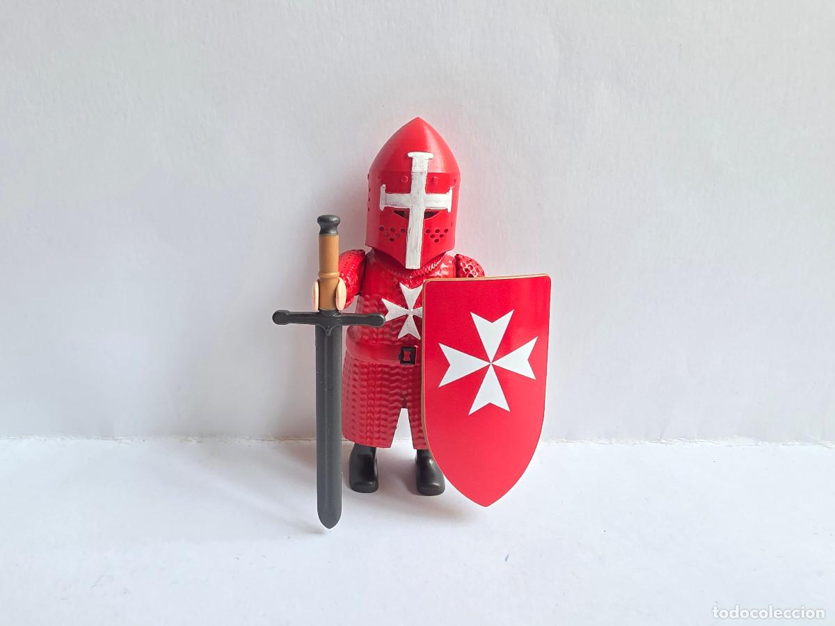 Playmobil: Playmobil Caballero templario custom teutonico cruzado 3666 3667 medieval cruzadas castillo malta