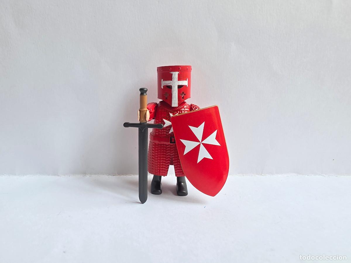 Playmobil: Playmobil Caballero templario custom teutonico cruzado 3666 3667 medieval cruzadas castillo malta