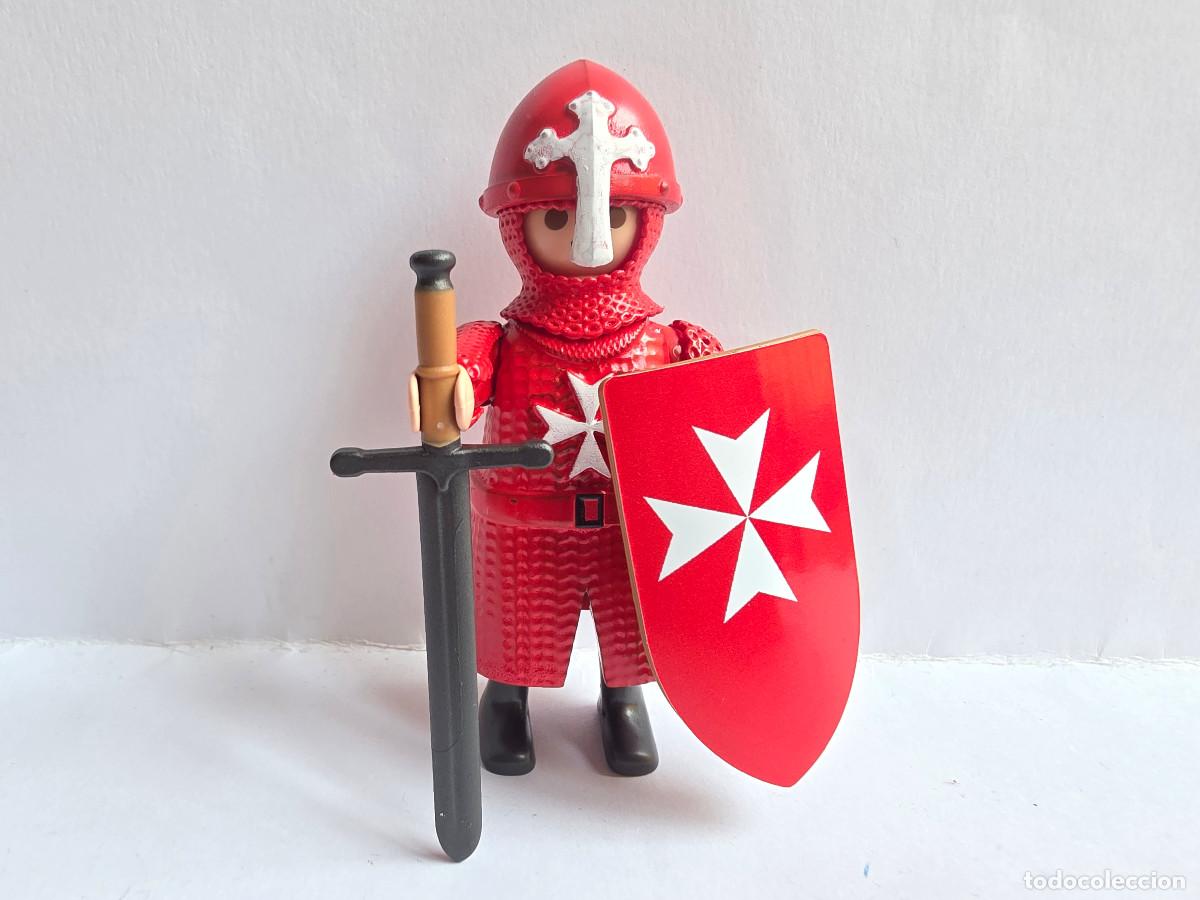 Playmobil: Playmobil Caballero templario custom teutonico cruzado 3666 3667 medieval cruzadas castillo malta
