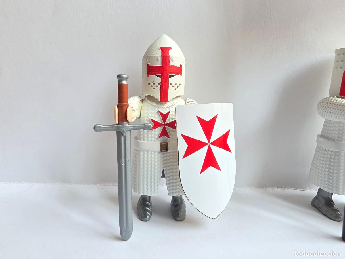 Playmobil: Playmobil Caballero templario custom teutonico cruzado 3666 3667 medieval cruzadas castillo malta