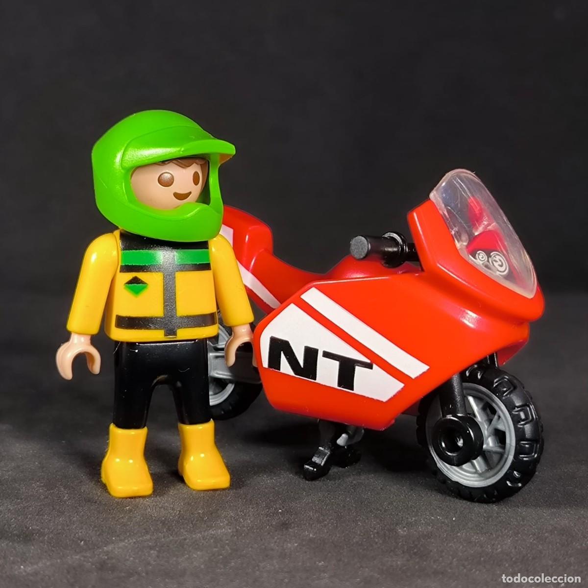 Playmobil: Playmobil moto con ni&ntilde;o ☼