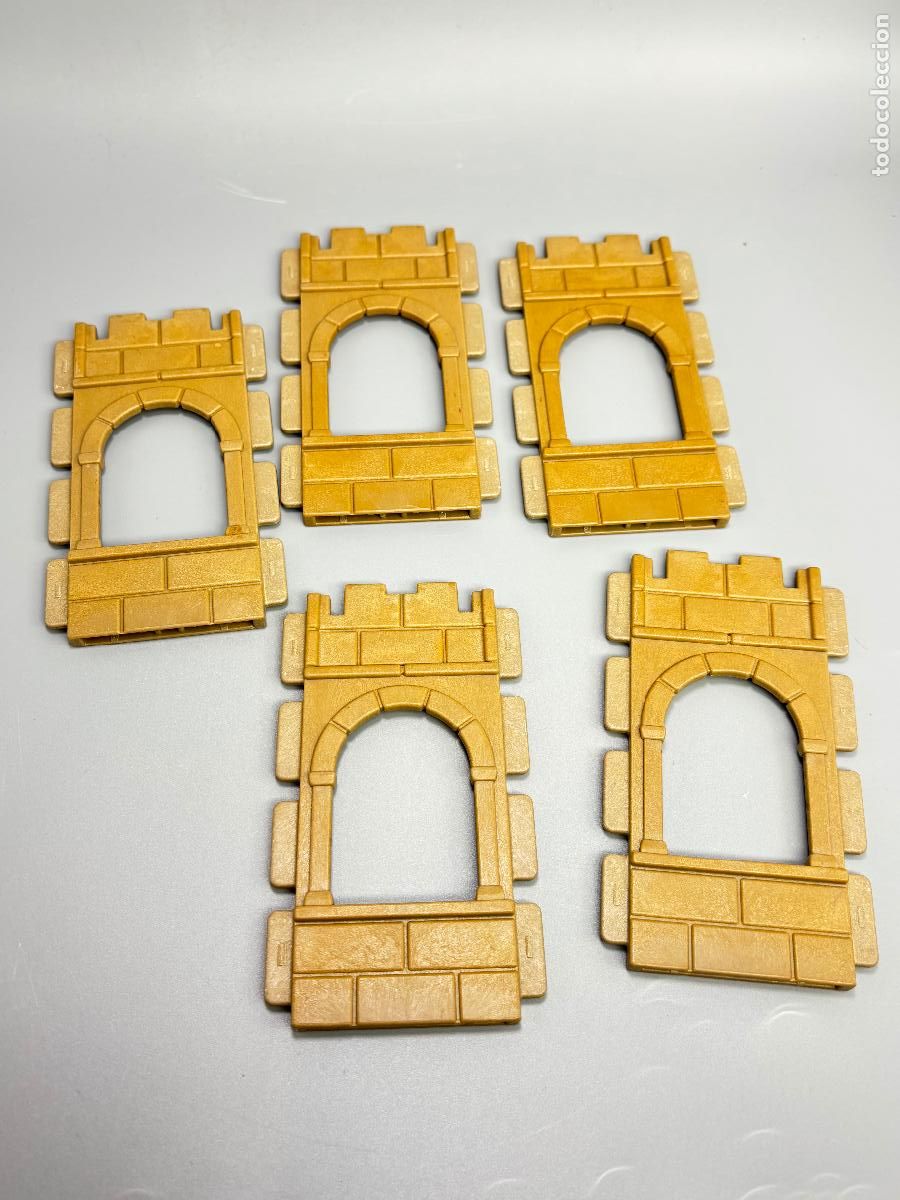 Playmobil: Playmobil lote pared con hueco ventana casa castillo medieval