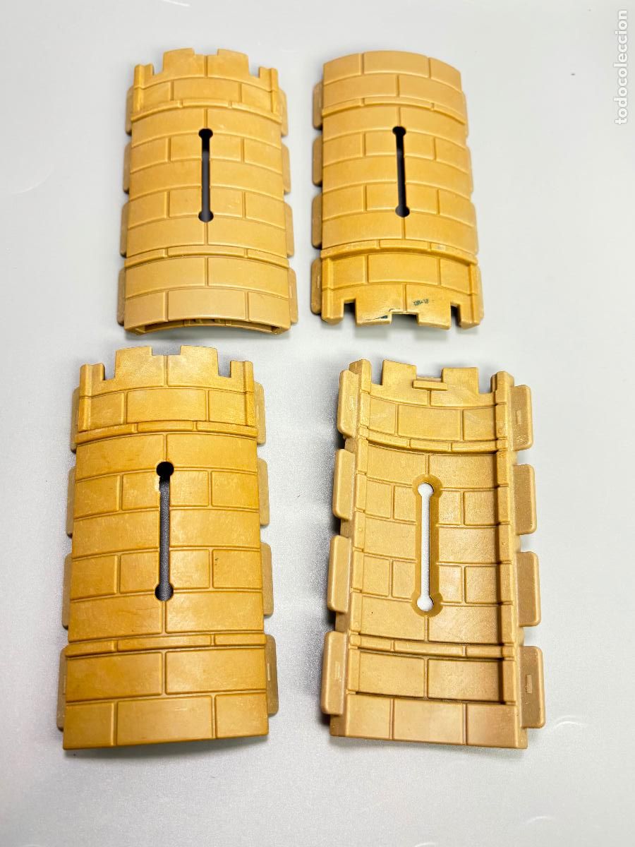 Playmobil: Playmobil lote pared arqueada torre casa castillo medieval