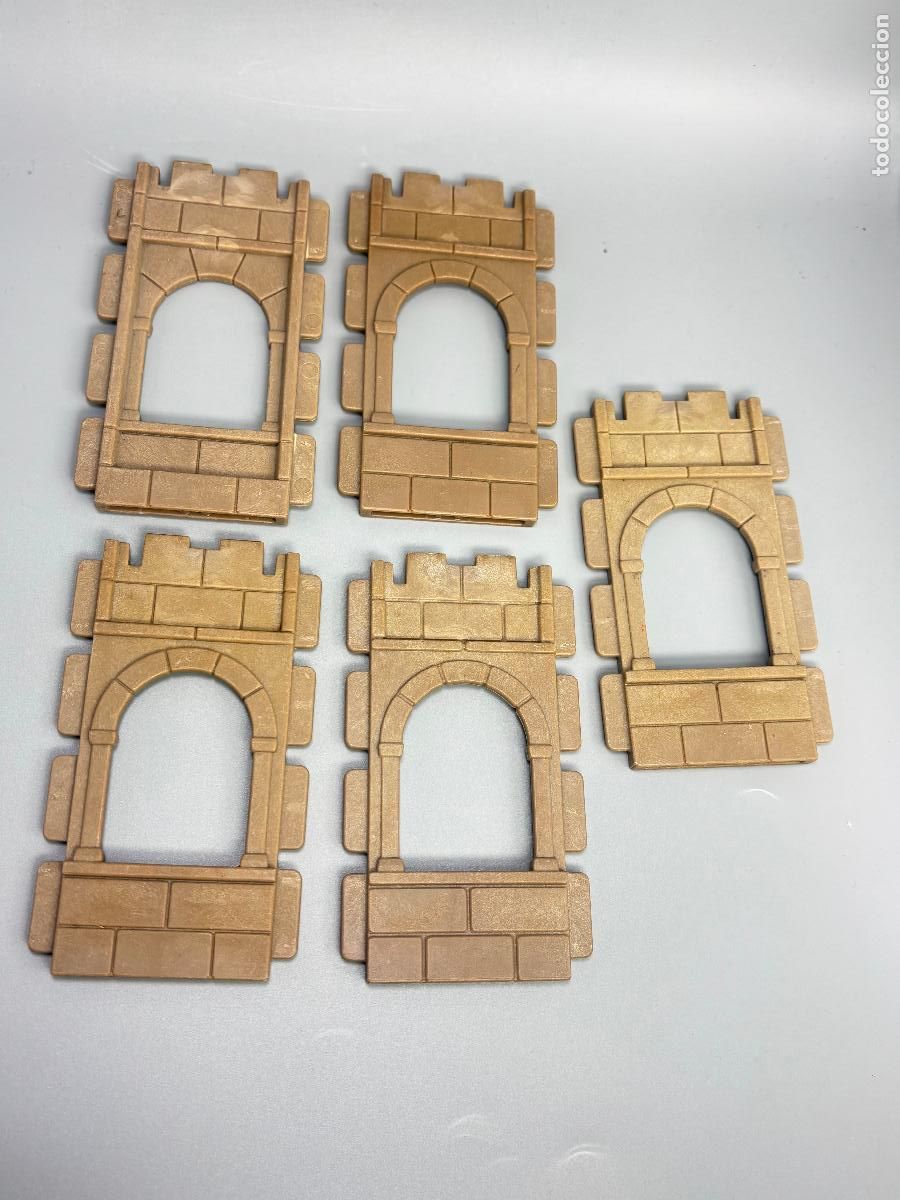 Playmobil: Playmobil lote pared casa castillo medieval