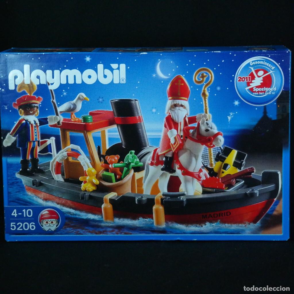 Playmobil: Playmobil Saint Nicholas buque de vapor ref.5206 con caja cerrada ☼