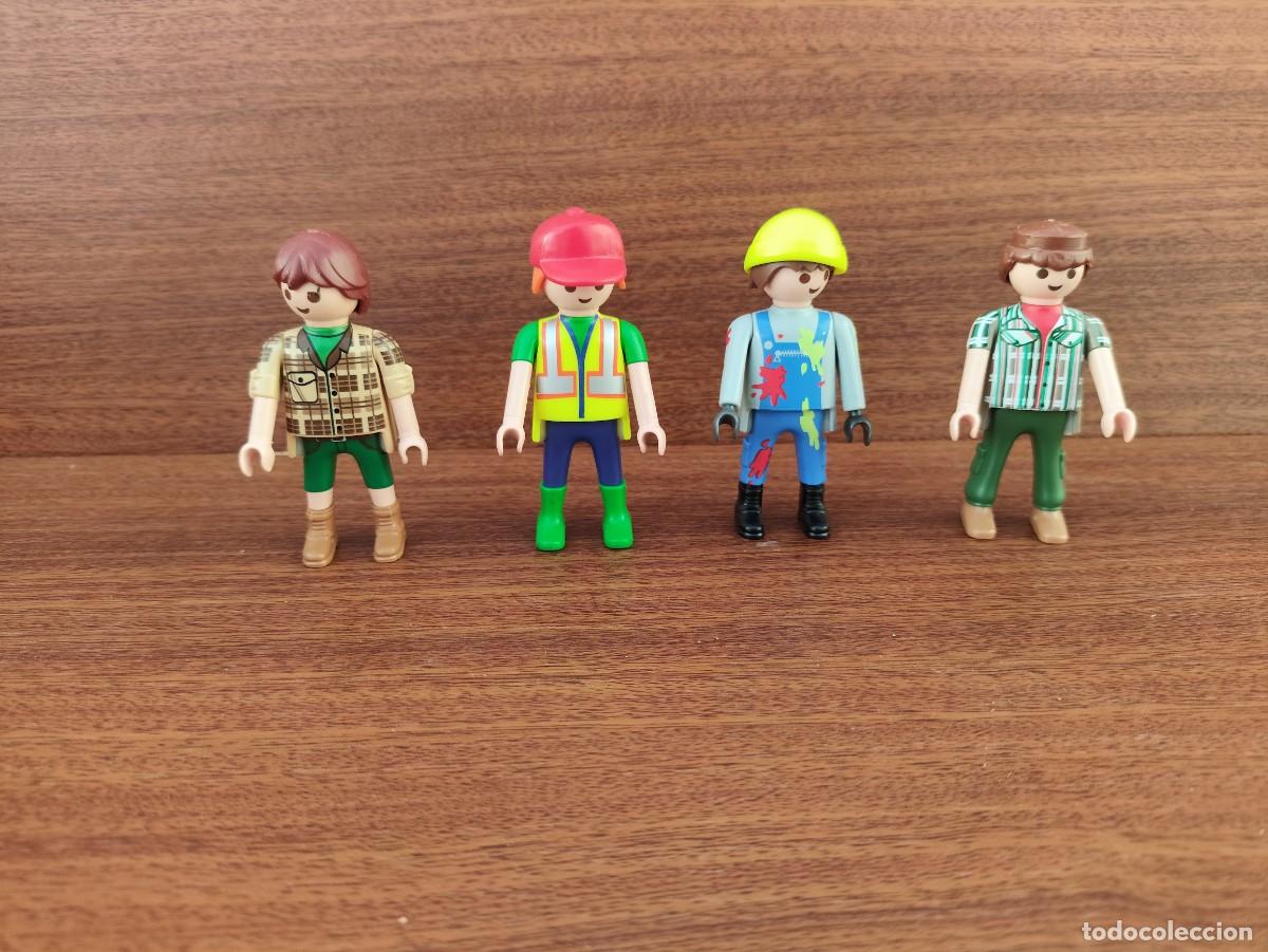 Playmobil: Playmobil lote 4 figuras hombre