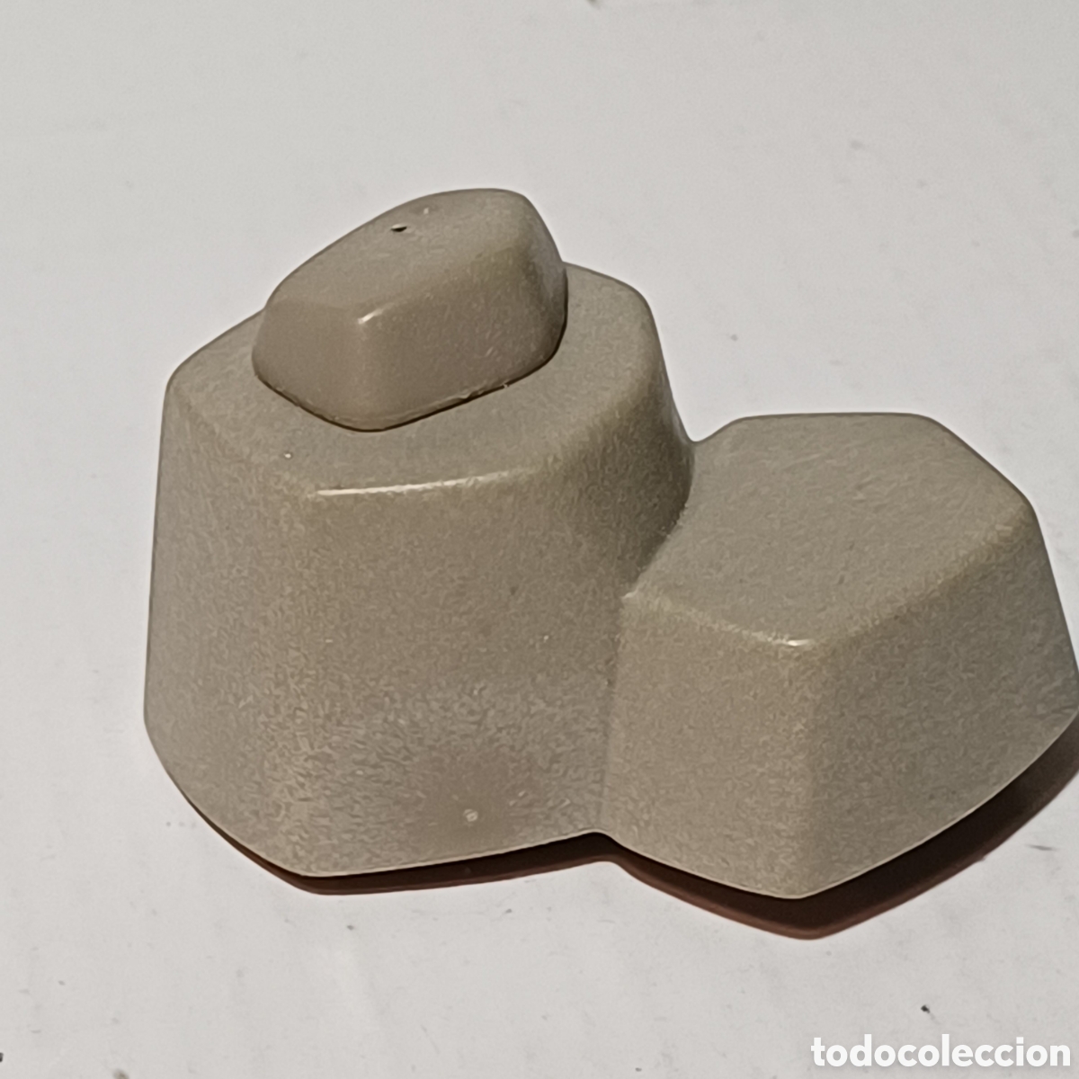 Playmobil: Pieza playmobil roca piedra mont&iacute;culo gris beige medio isla oeste western