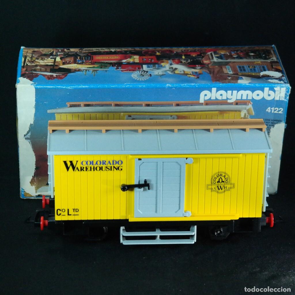 Playmobil: Playmobil Colorado vagon de carga en excelente estado ref.4122 con caja (caja mal estado)☼