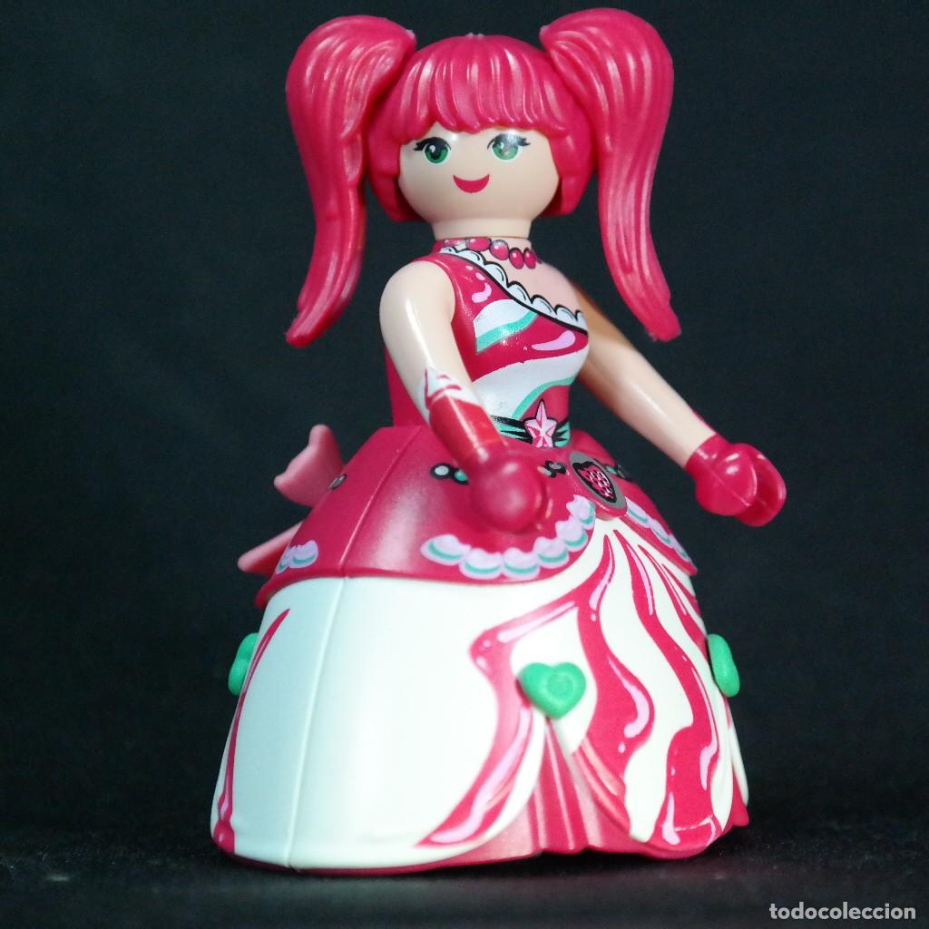 Playmobil: Playmobil mujer con pelo rosa ☼