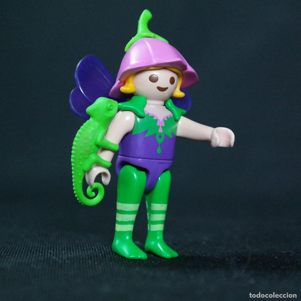 Playmobil: Playmobil ni&ntilde;a flor con chameleon ☼