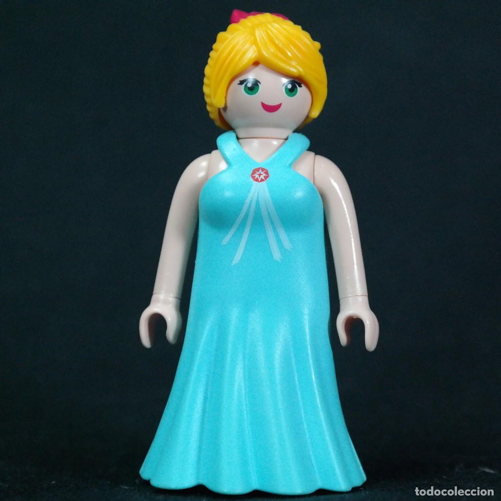 Playmobil: Playmobil princesa con vestido celeste ☼