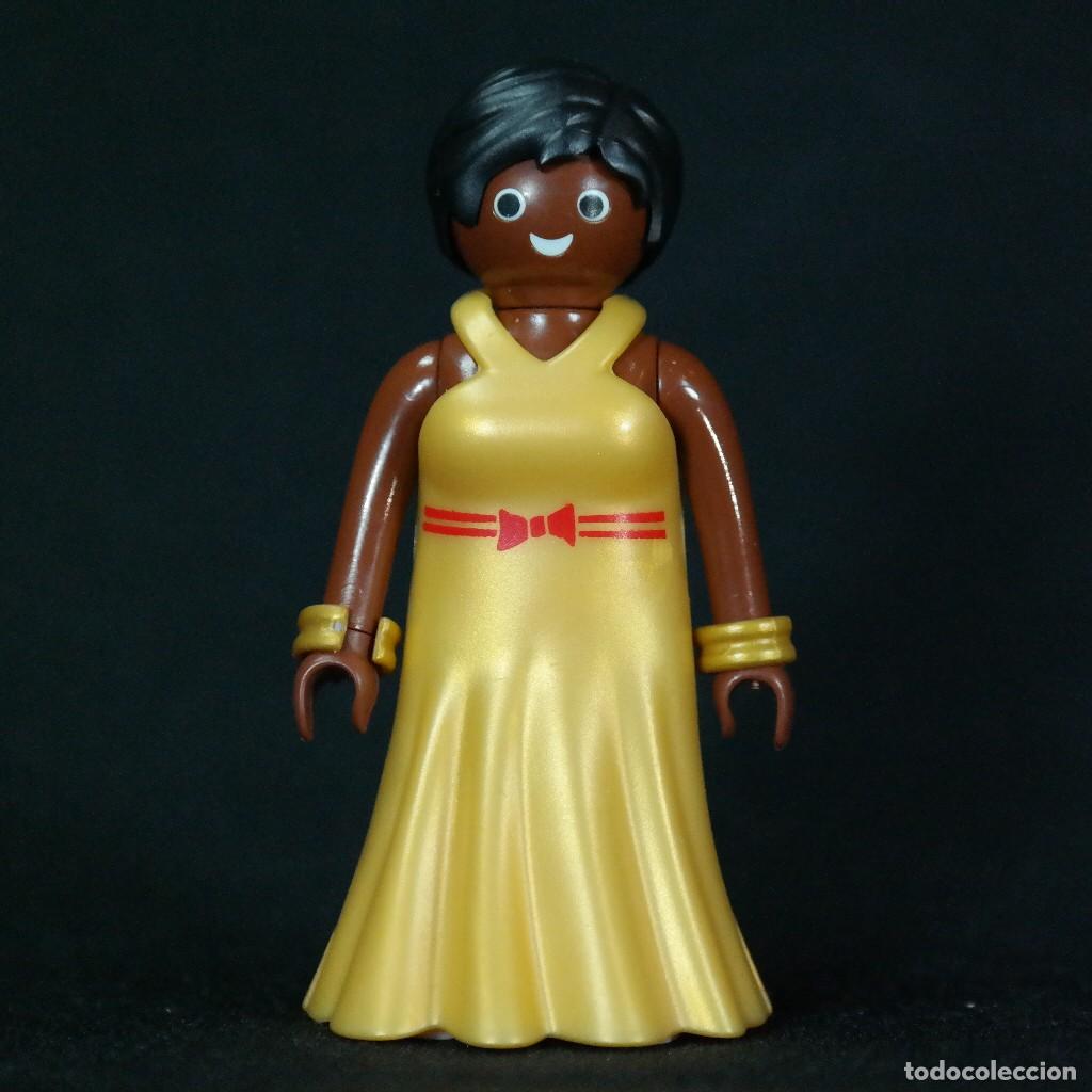 Playmobil: Playmobil novia con vestido dorado ☼