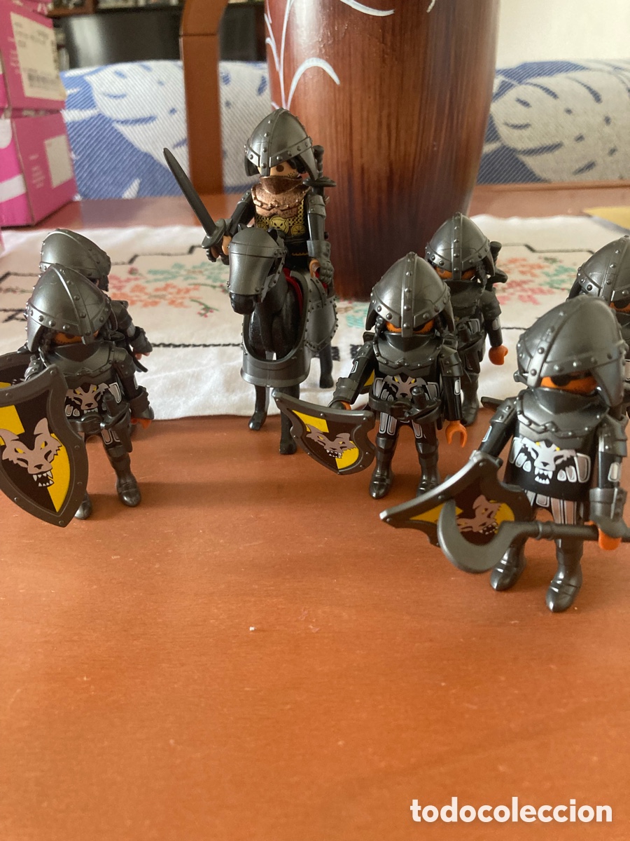 Playmobil: Playmobil Medieval lote soldados del lobo