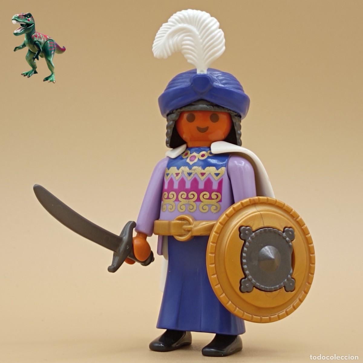 Playmobil: Playmobil figura principe arabe rey guerrero cruzado sarraceno moro caballero medieval