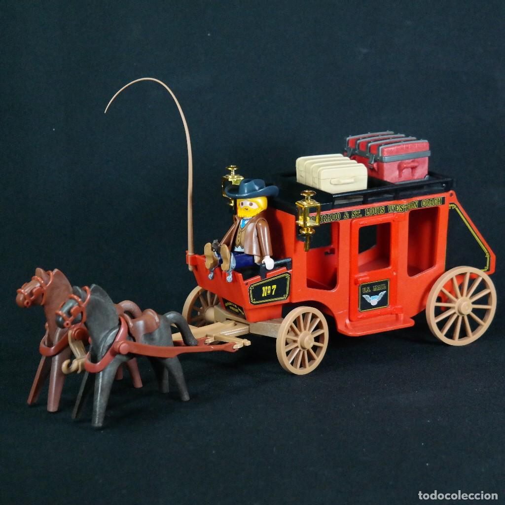Playmobil: Playmobil diligencia de oeste con figura ☼