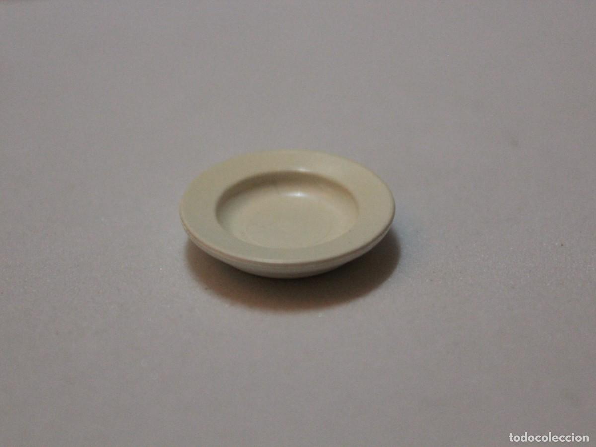 Playmobil: Accesorio Playmobil plato hondo blanco vajilla cocina comedor