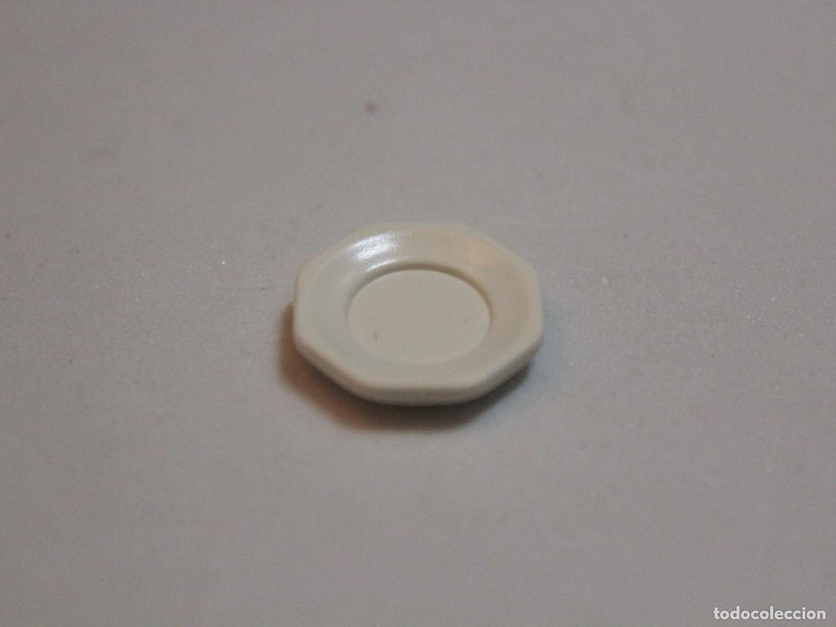 Playmobil: Accesorio Playmobil lote de 1 plato octogonal blanco