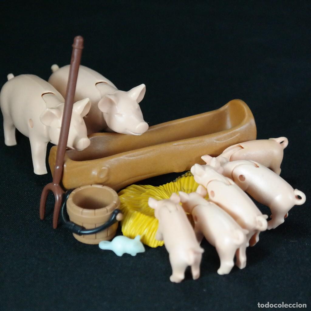 Playmobil: Playmobil chanchos con comedero ☼