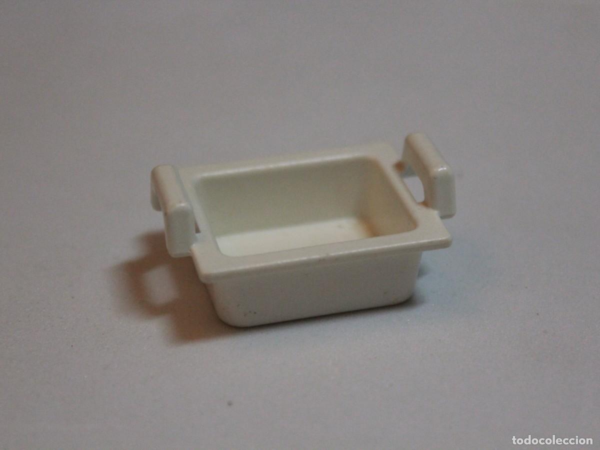 Playmobil: Accesorio Playmobil bandeja rectangular blanca cocina reposter&iacute;a comedor