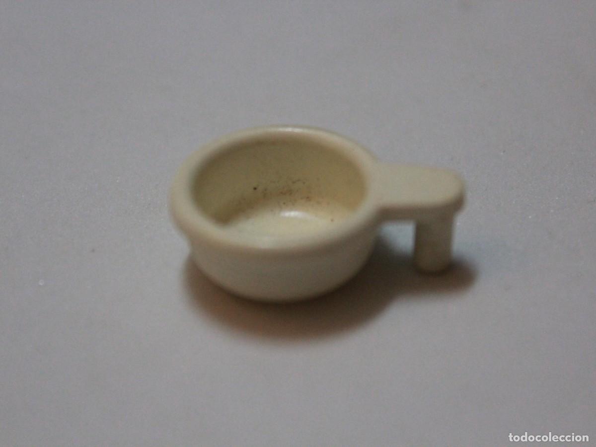 Playmobil: Accesorio Playmobil cazo blanco peque&ntilde;o cocina utensilio dom&eacute;stico