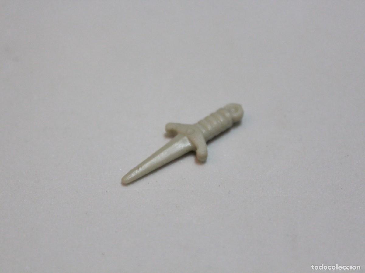 Playmobil: Accesorio Playmobil daga blanca peque&ntilde;a arma medieval pirata