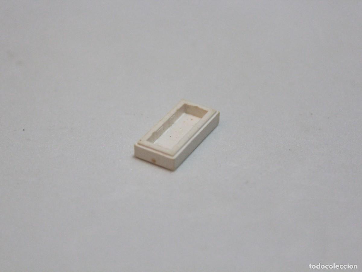 Playmobil: Accesorio Playmobil tapa blanca peque&ntilde;a para caja rectangular repuesto