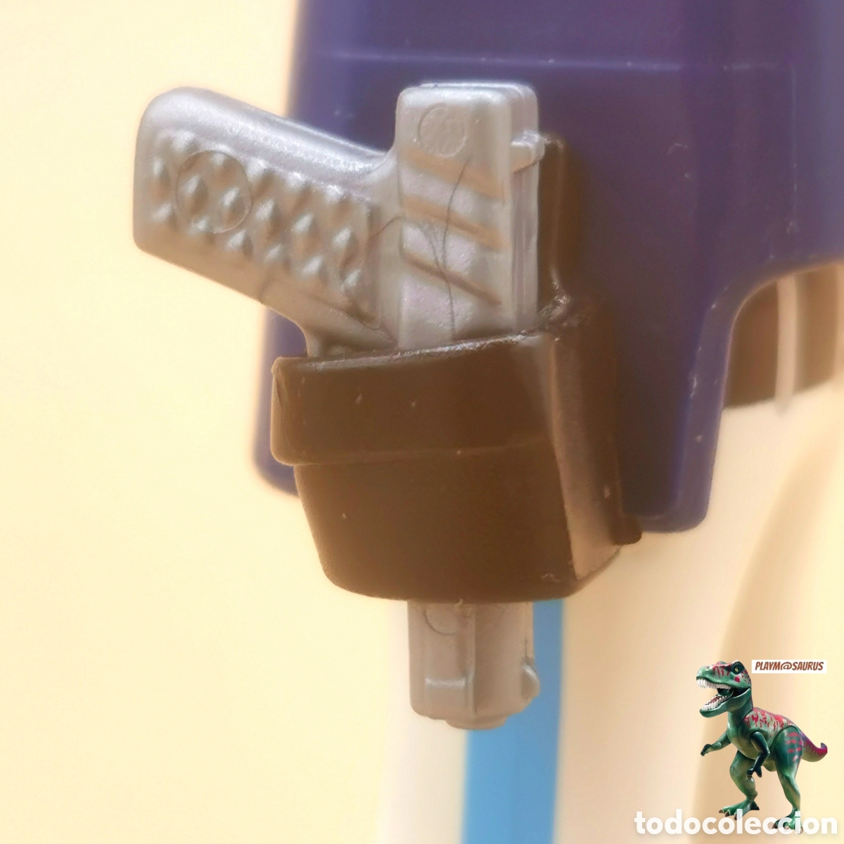 Playmobil: PLAYMOBIL cartuchera de policia para encajar con pistola tipo glock pistolera funda agente policial